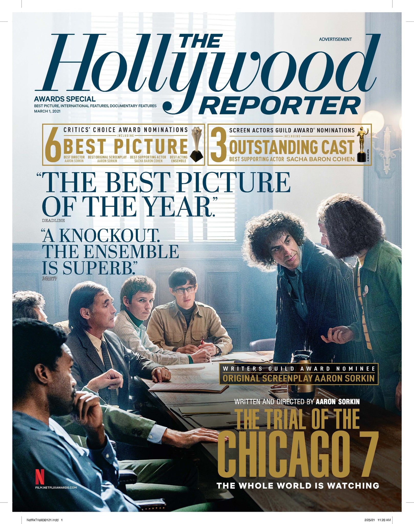 March 1, 2021 - Issue 8b - AWARDS SPECIAL - Best Picture, International Features, Documentary Features